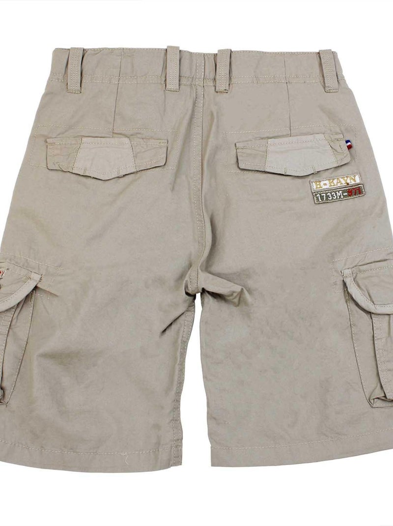 Bermuda garçon ECAZAR - HARRY KAYN Gris taupe - Kiabi