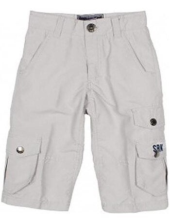 Bermuda Pour Garçon ECANARY - 100% Coton - Avec Motifs Et Poches - Marque Vent Du Cap