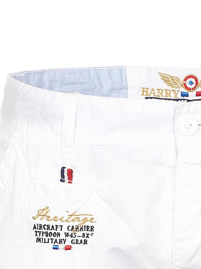 Bermuda garçon ECREGARY - HARRY KAYN Blanc - Kiabi
