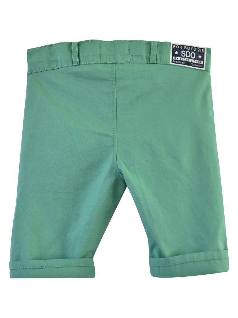 BERMUDA GARCON ESSAID Vert - Kiabi