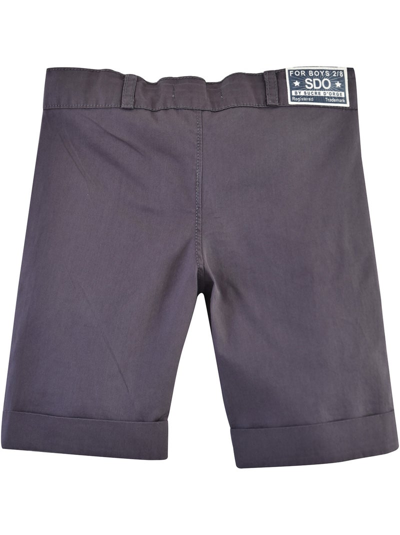 BERMUDA GARCON EZZEDINE Gris - Kiabi
