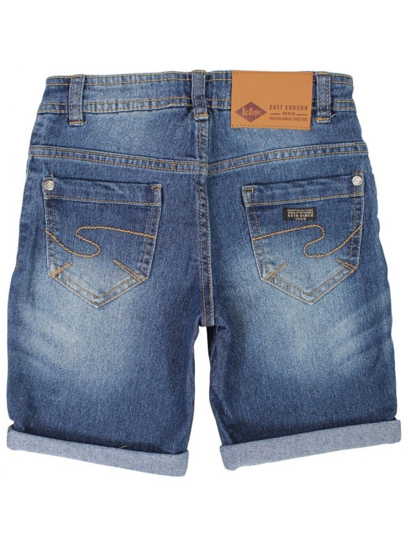 Bermuda Garcon Lee Cooper Bleu - Kiabi