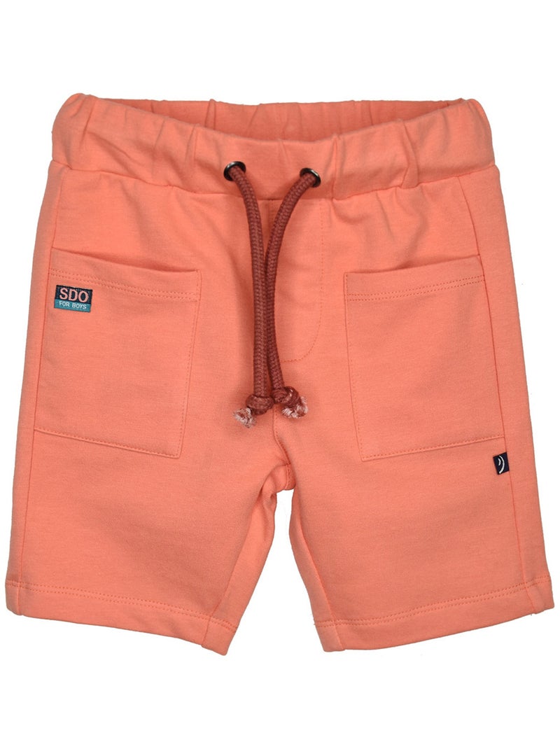 BERMUDA GAUTHIER MOLLETON ENFANT Orange - Kiabi