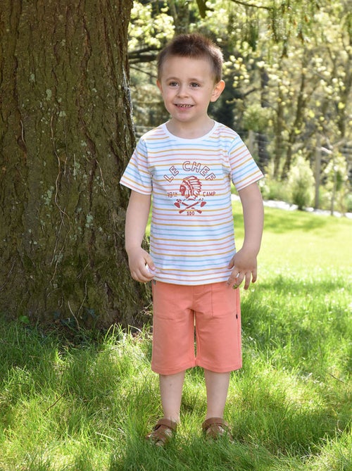 BERMUDA GAUTHIER MOLLETON ENFANT - Kiabi