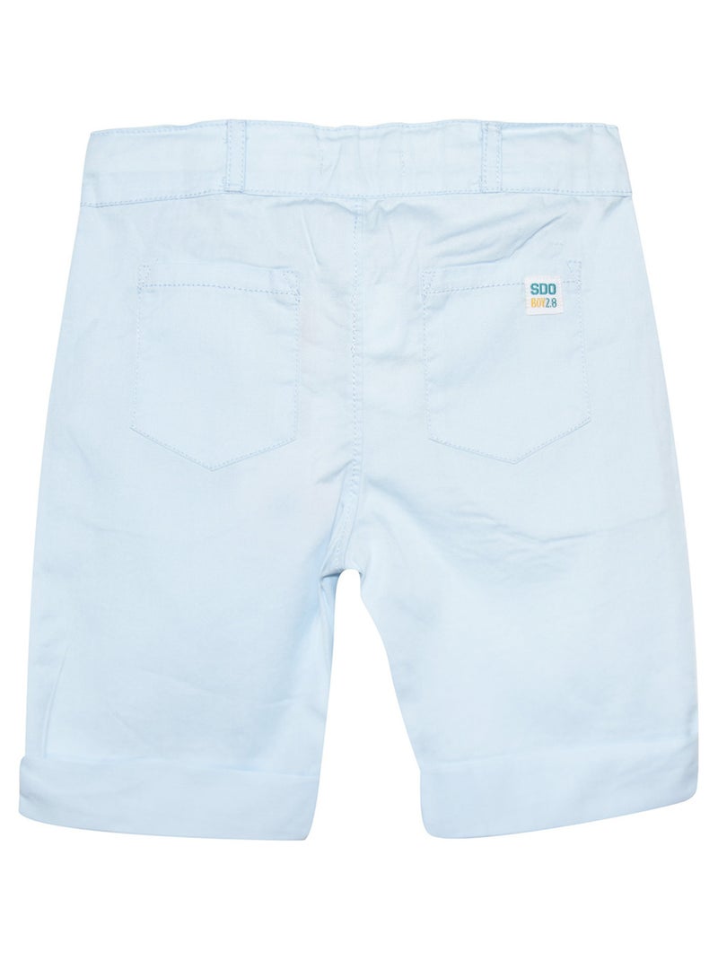 BERMUDA GURKAN TWILL ENFANT Bleu - Kiabi