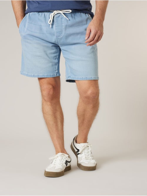 Bermuda homme en maille denim
 'Deeluxe' - Kiabi