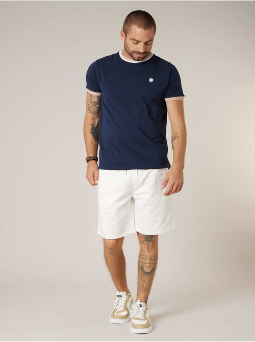 Bermuda homme en maille denim
 'Deeluxe' - Kiabi