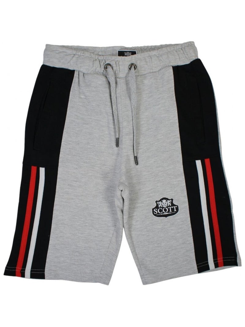 Bermuda homme Scott Gris - Kiabi
