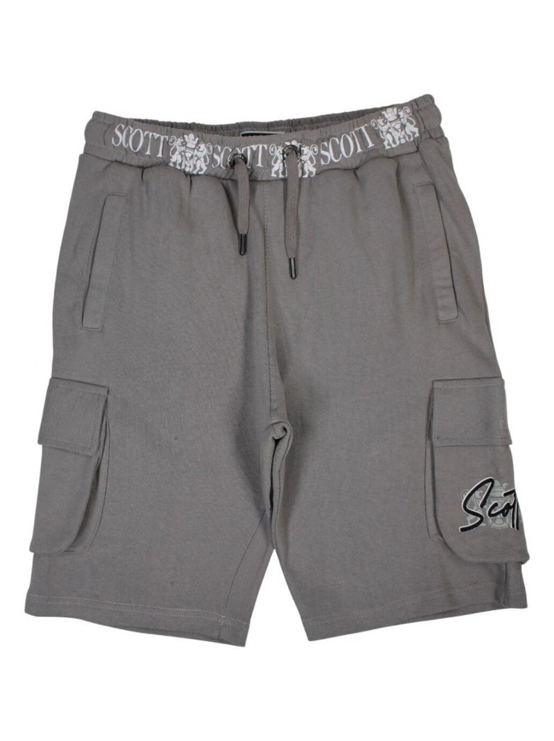 Bermuda homme Scott Gris - Kiabi