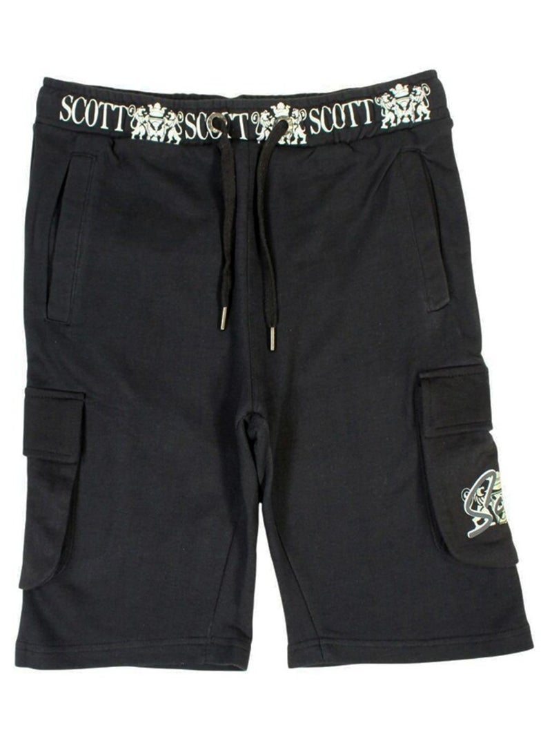 Bermuda homme Scott Noir Noir - Kiabi