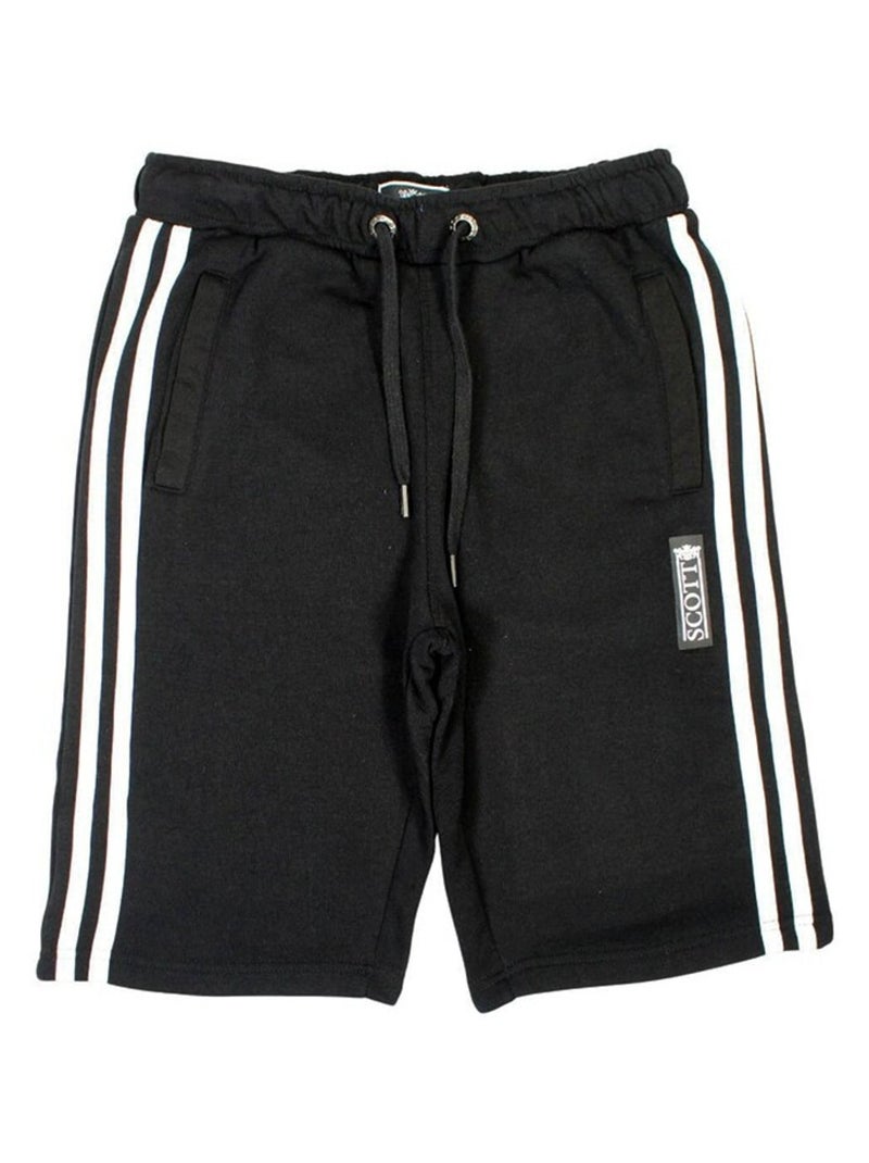 Bermuda homme Scott Noir Noir - Kiabi