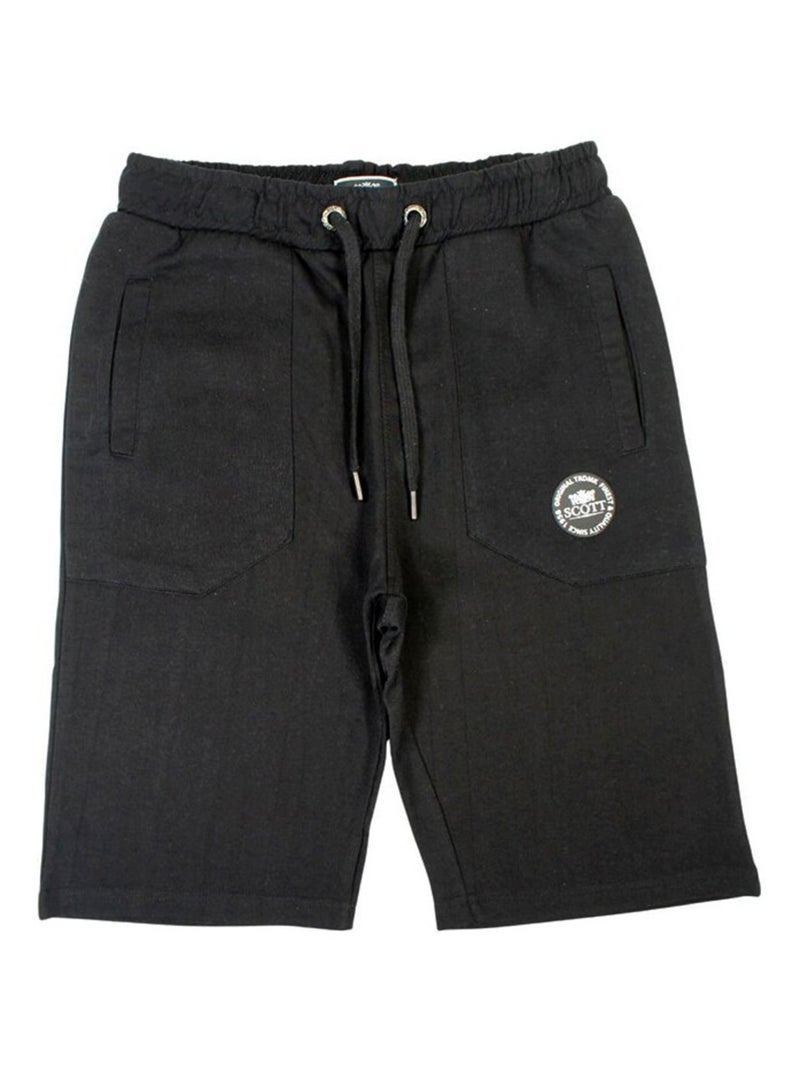 Bermuda homme Scott Noir Noir - Kiabi