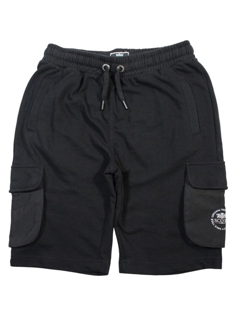 Bermuda homme Scott Noir Noir - Kiabi