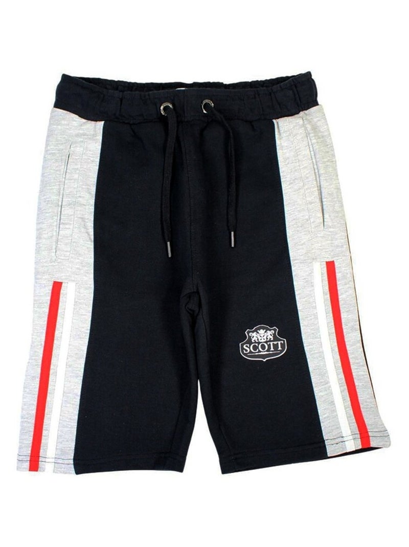 Bermuda homme Scott Noir Noir - Kiabi