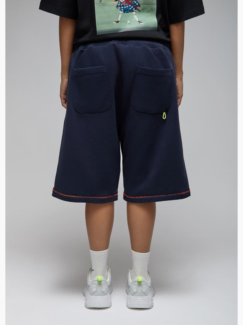 Bermuda hyogo  femme - sae paris Bleu - Kiabi