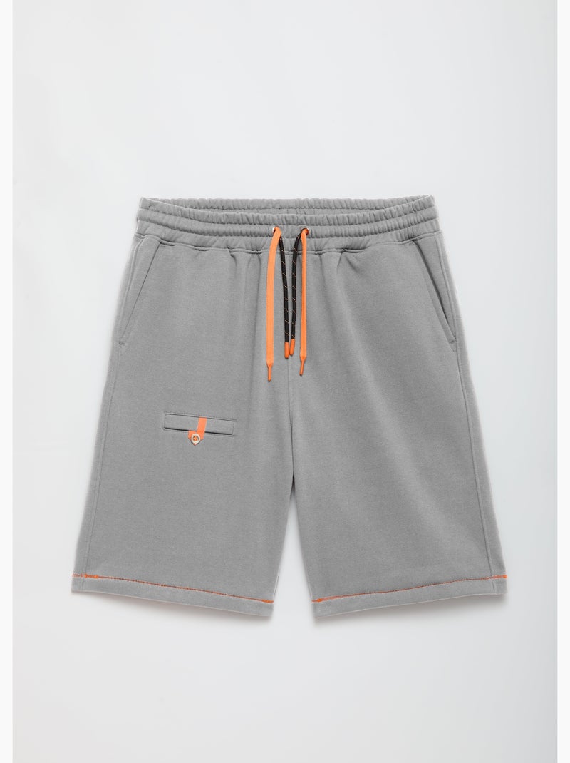 Bermuda hyogo  femme - sae paris Gris - Kiabi