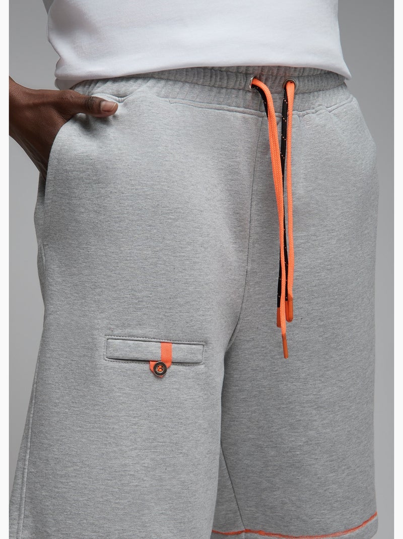 Bermuda hyogo  femme - sae paris Gris - Kiabi