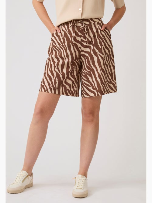 Bermuda imprimé animalier Climatyl - Damart - Kiabi