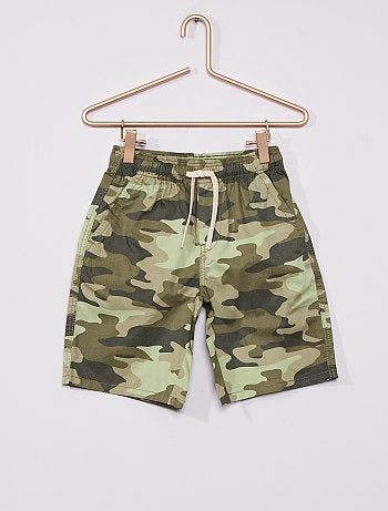Bermuda imprimé en coton