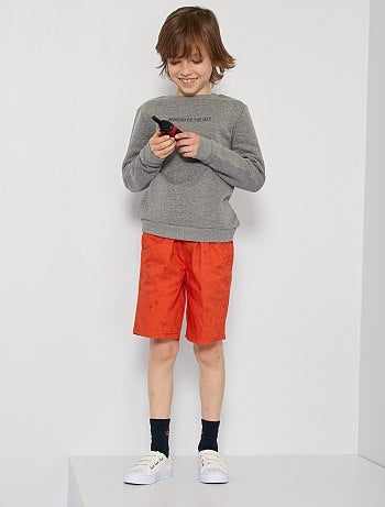 Bermuda imprimé en coton