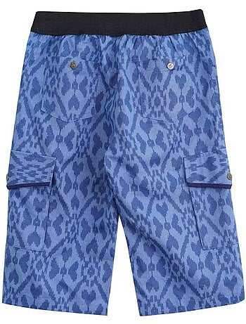 Bermuda Imprimé Tie and Dye Poches Cargo ARCACHON - La Faute à Voltaire