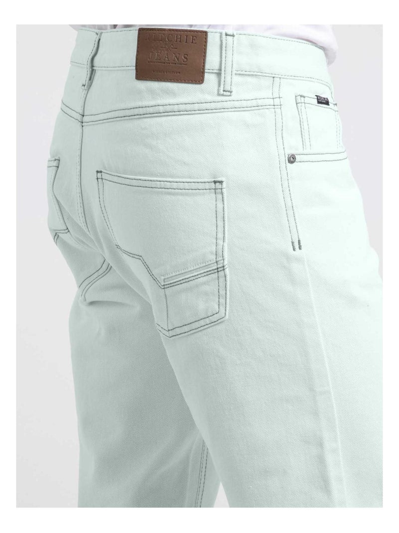 Bermuda jean BELKARA Vert - Kiabi