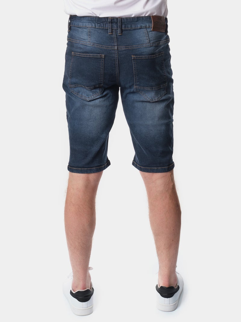 Bermuda jean Bleu denim - Kiabi