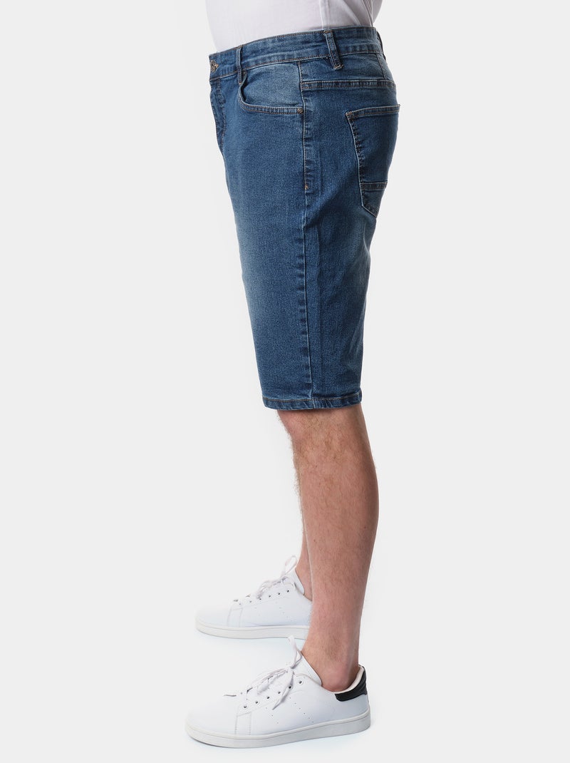 Bermuda jean Bleu foncé - Kiabi