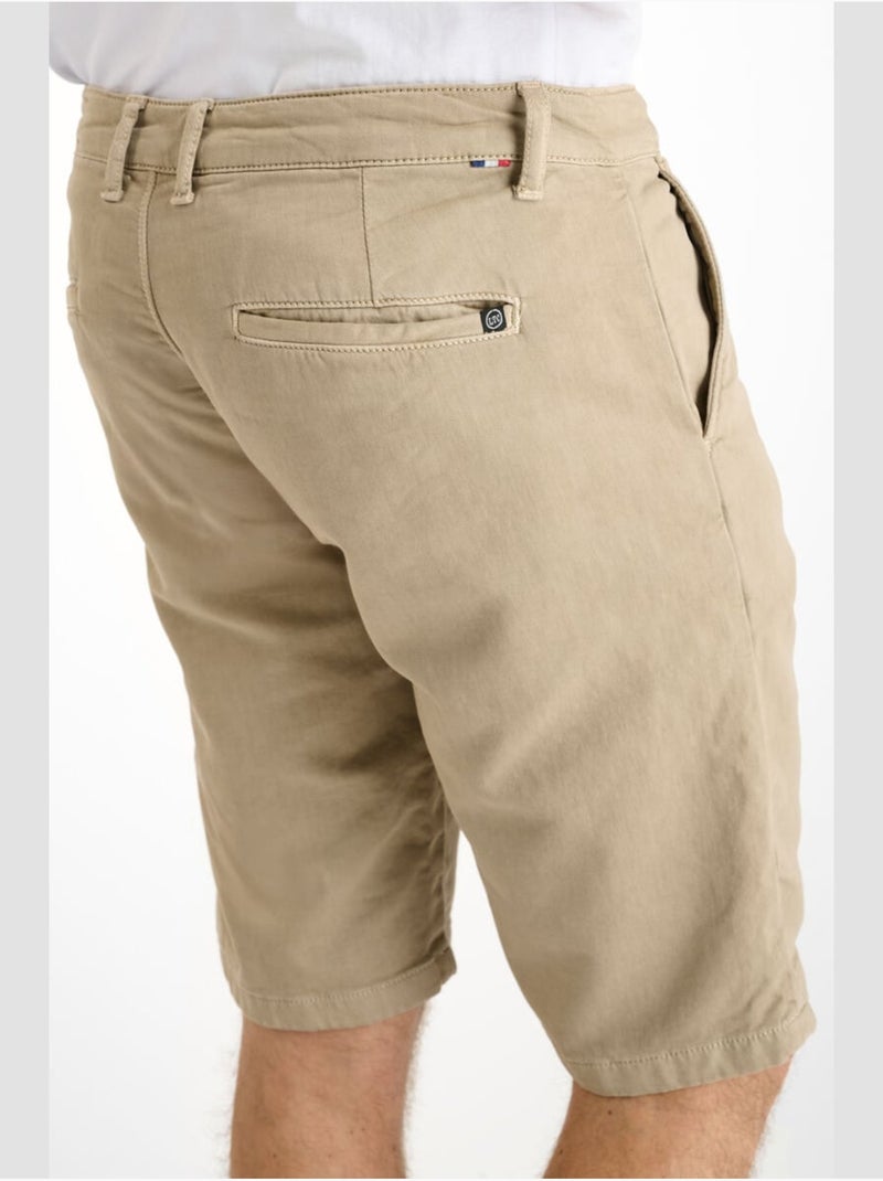 Bermuda jogg 'le temps des cerises' Beige - Kiabi