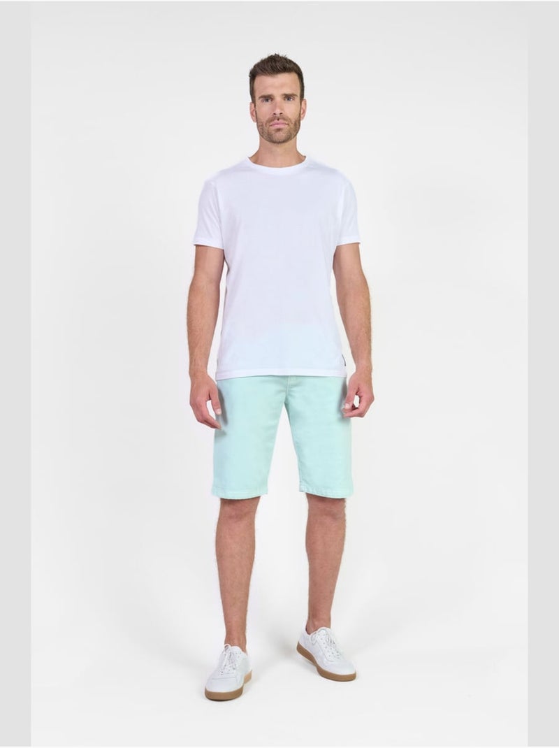 Bermuda jogg 'le temps des cerises' Bleu - Kiabi