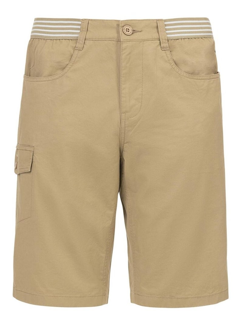 Bermuda kaki Homme - Terre de Marins Beige - Kiabi