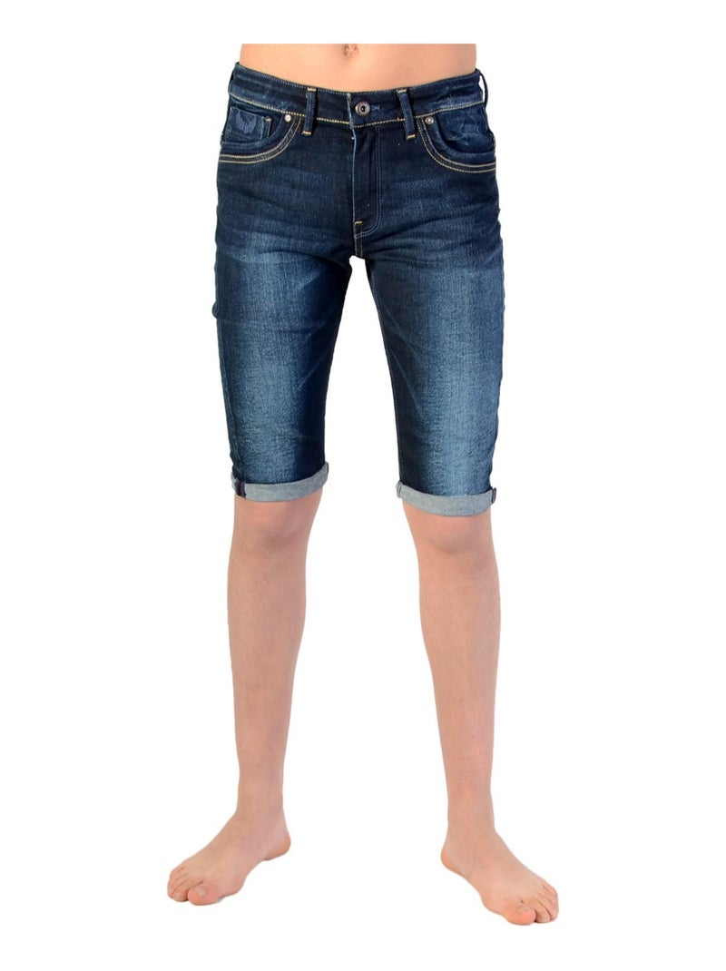 Bermuda Kaporal Enfant Rean Rags Bleu - Kiabi