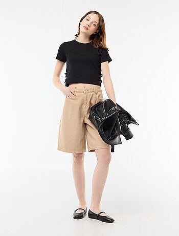 Bermuda large en twill