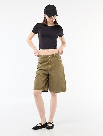 Bermuda large en twill