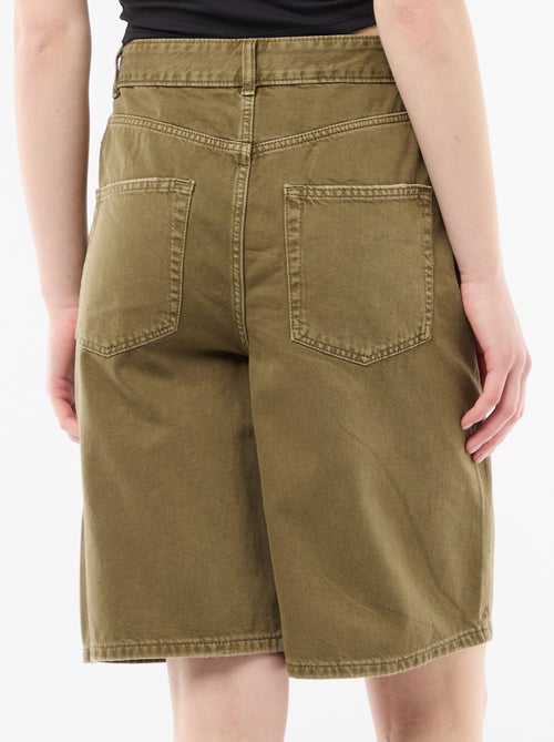 Bermuda large en twill - Kiabi