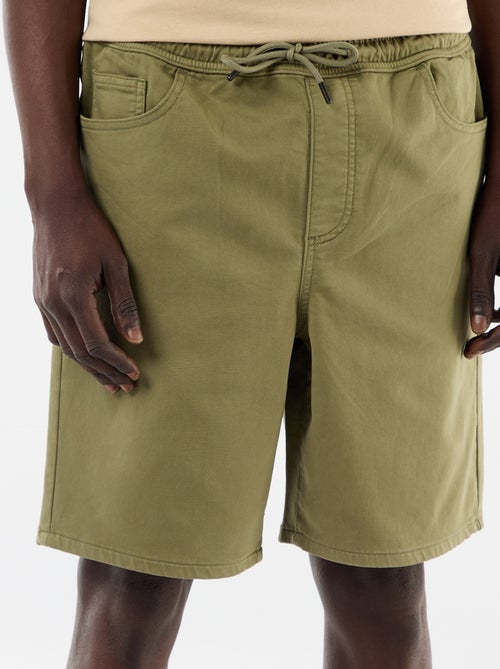 Bermuda léger avec cordons de serrage - Kiabi