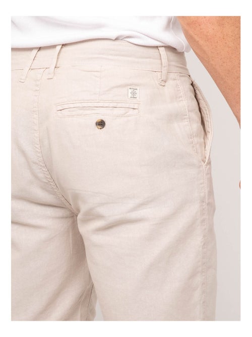 Bermuda lin BAYPLUM - Kiabi