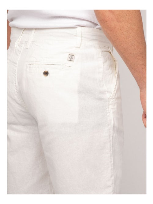 Bermuda lin BAYPLUM - Kiabi