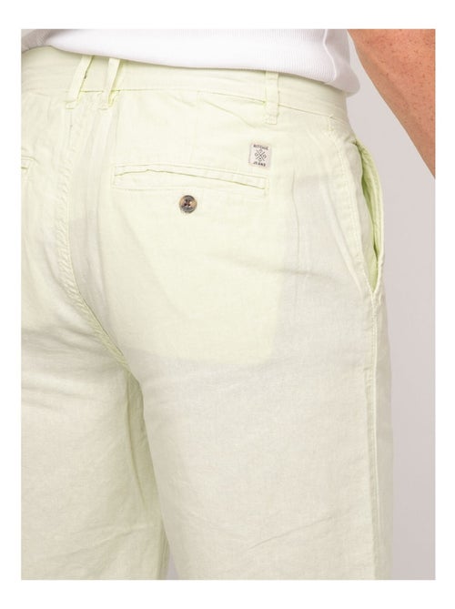 Bermuda lin BAYPLUM - Kiabi