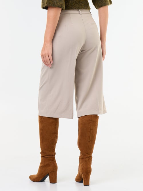 Bermuda long coupe chino - Kiabi Bermuda long coupe chino - Kiabi