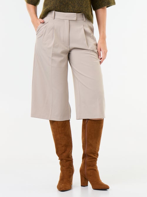 Bermuda long coupe chino - Kiabi Bermuda long coupe chino - Kiabi