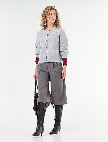 Bermuda long coupe chino