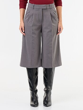 Bermuda long coupe chino