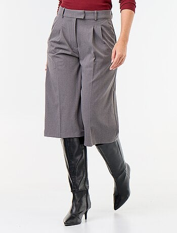Bermuda long coupe chino