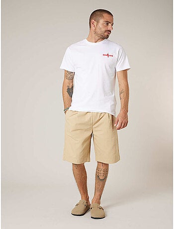 Bermuda loose homme en 100% coton 'Deeluxe'