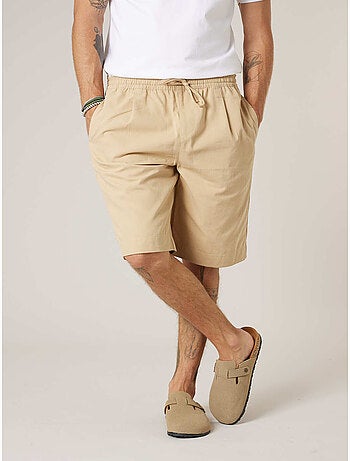 Bermuda loose homme en 100% coton 'Deeluxe'
