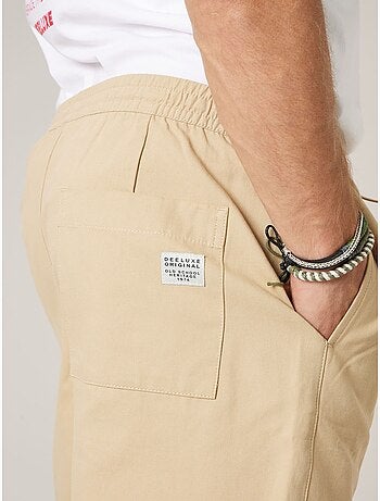 Bermuda loose homme en 100% coton 'Deeluxe'