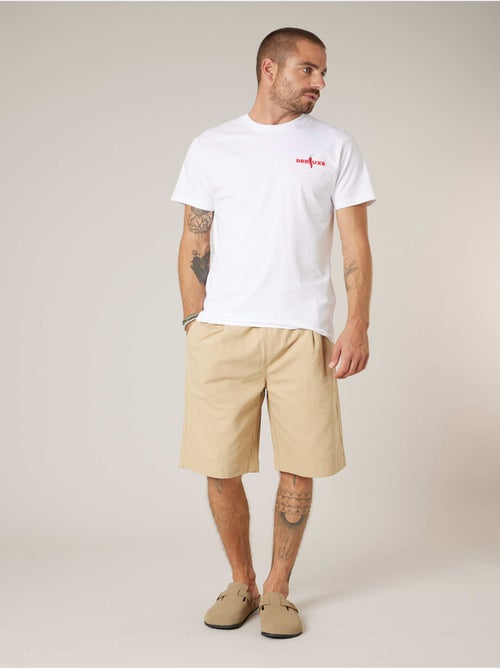 Bermuda loose homme en 100% coton 'Deeluxe' - Kiabi