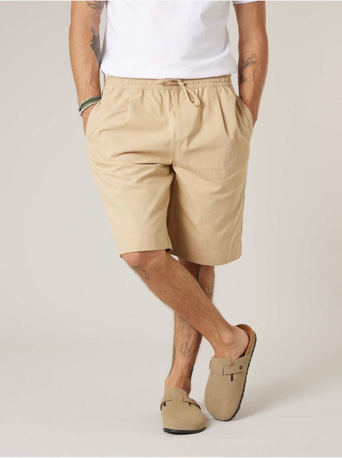 Bermuda loose homme en 100% coton 'Deeluxe' - Kiabi
