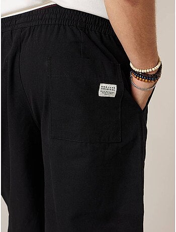 Bermuda loose homme en 100% coton 'Deeluxe'